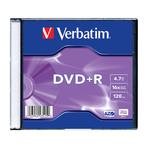 Discuri VERBATIM VRB DVD+R 4.7GB 16x 1 SC