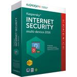 Antivirus KASPERSKY Internet Security 2016-1+1 устройства, 1 год, Box